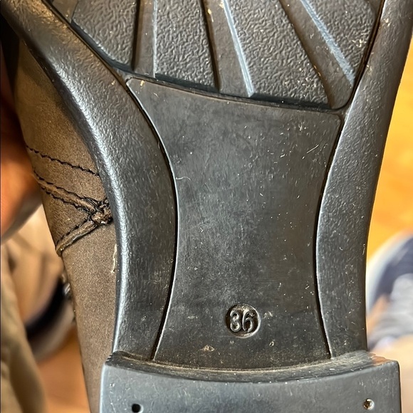 Bussola Trapani Tulsa Silk Nubuck Brown Knee High Riding Boots Size 36 US 6-6.5 - Picture 8 of 8